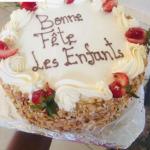 Gâteau fête pour enfants