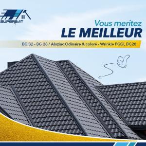 Tôle autoportante semi ondulee